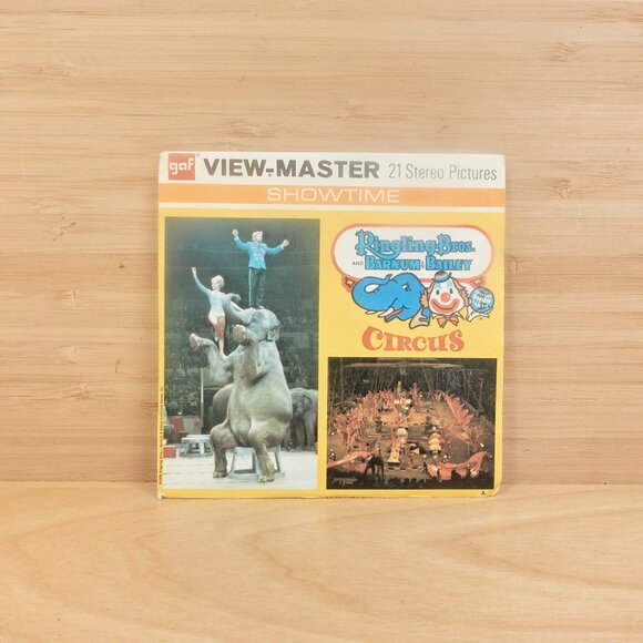Vintage View-Master Reels – Ringling Bros. & Barnum & Bailey Circus / Packet B77 - Picture 1 of 8
